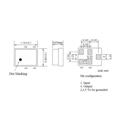 1582.4MHz Saw Filter