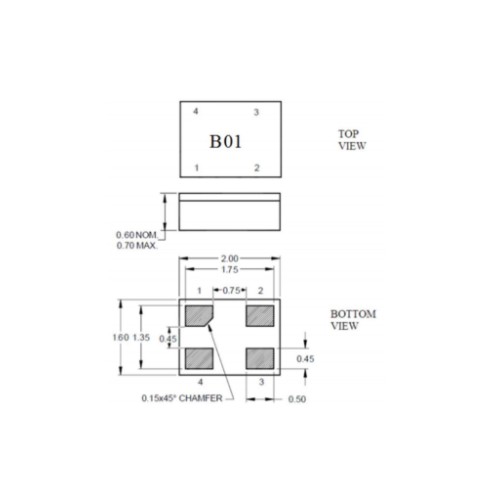 SMD2016 Saw Resonator