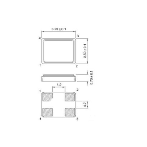 SMD3225 Saw Resonator