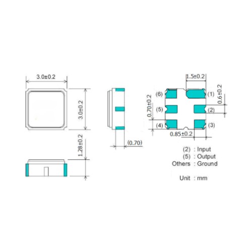 868.3MHz SAW filter