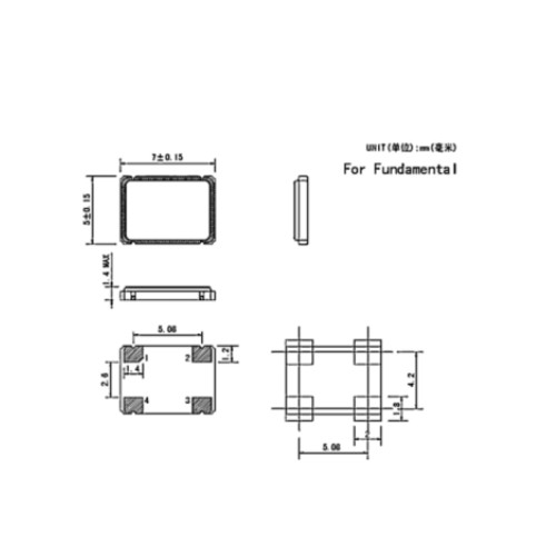 SMD7050 Crystal Oscillator