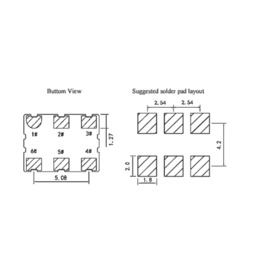 SMD7050 Differential Crystal Oscillator 