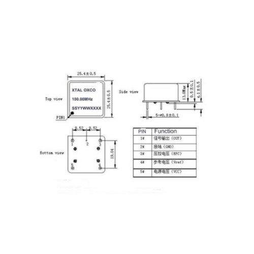 100MHz OCXO – Precision Oven Controlled Crystal Oscillator, 5.0V, Compact Design