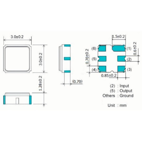 3G SAW Filter – 3GHz Frequency Range, 2.8dB Insertion Loss, -40°C to +85°C Temperature Stability