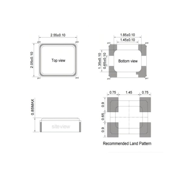 SMD2520 26MHz VCTCXO