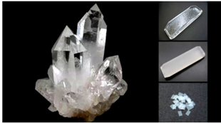 What is the Core Functional Material of the Quartz Crystal Resonator.png